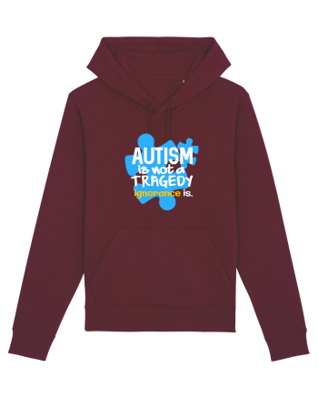 Autism is not a tragedy Burgundy