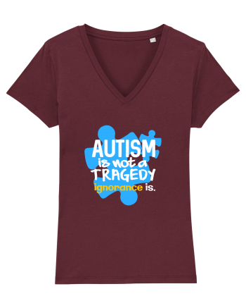 Autism is not a tragedy Burgundy