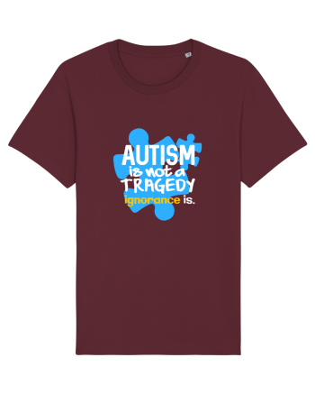 Autism is not a tragedy Burgundy