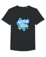 Autism is not a tragedy Tricou mânecă scurtă guler larg Bărbat Skater