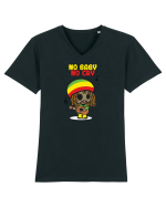 No baby no cry Tricou mânecă scurtă guler V Bărbat Presenter