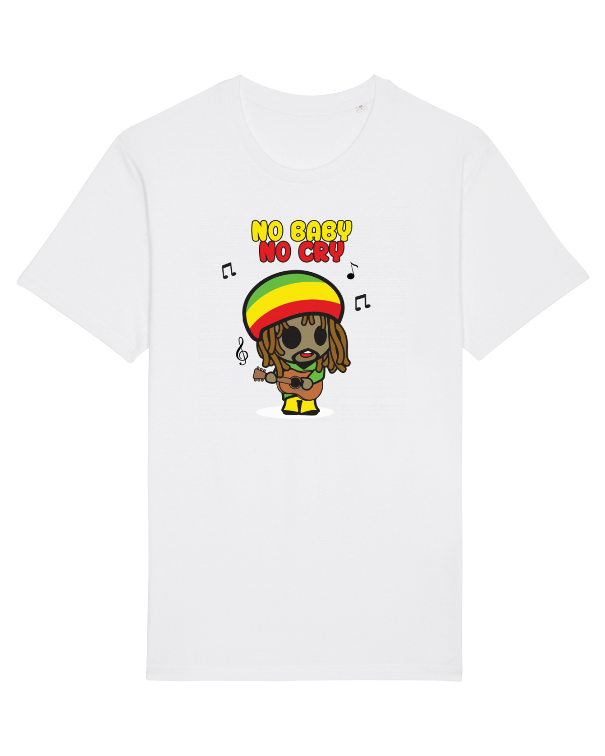 Tricou mânecă scurtă Unisex Rocker White