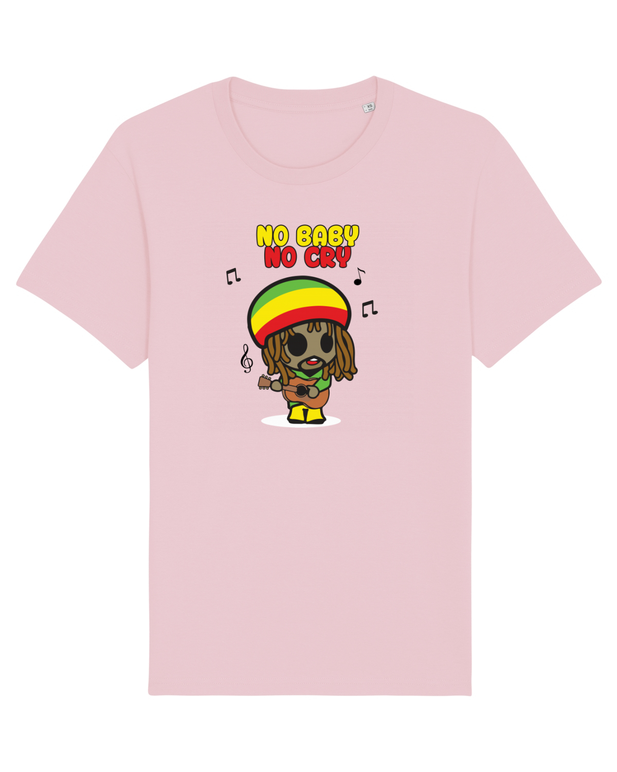 Tricou mânecă scurtă Unisex Rocker Cotton Pink
