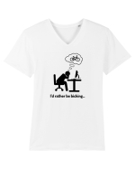 BICKING Tricou mânecă scurtă guler V Bărbat Presenter