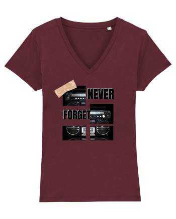 Casetofon Retro  Burgundy