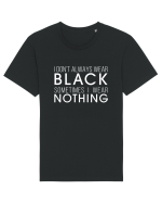 Wear black or nothing Tricou mânecă scurtă Unisex Rocker