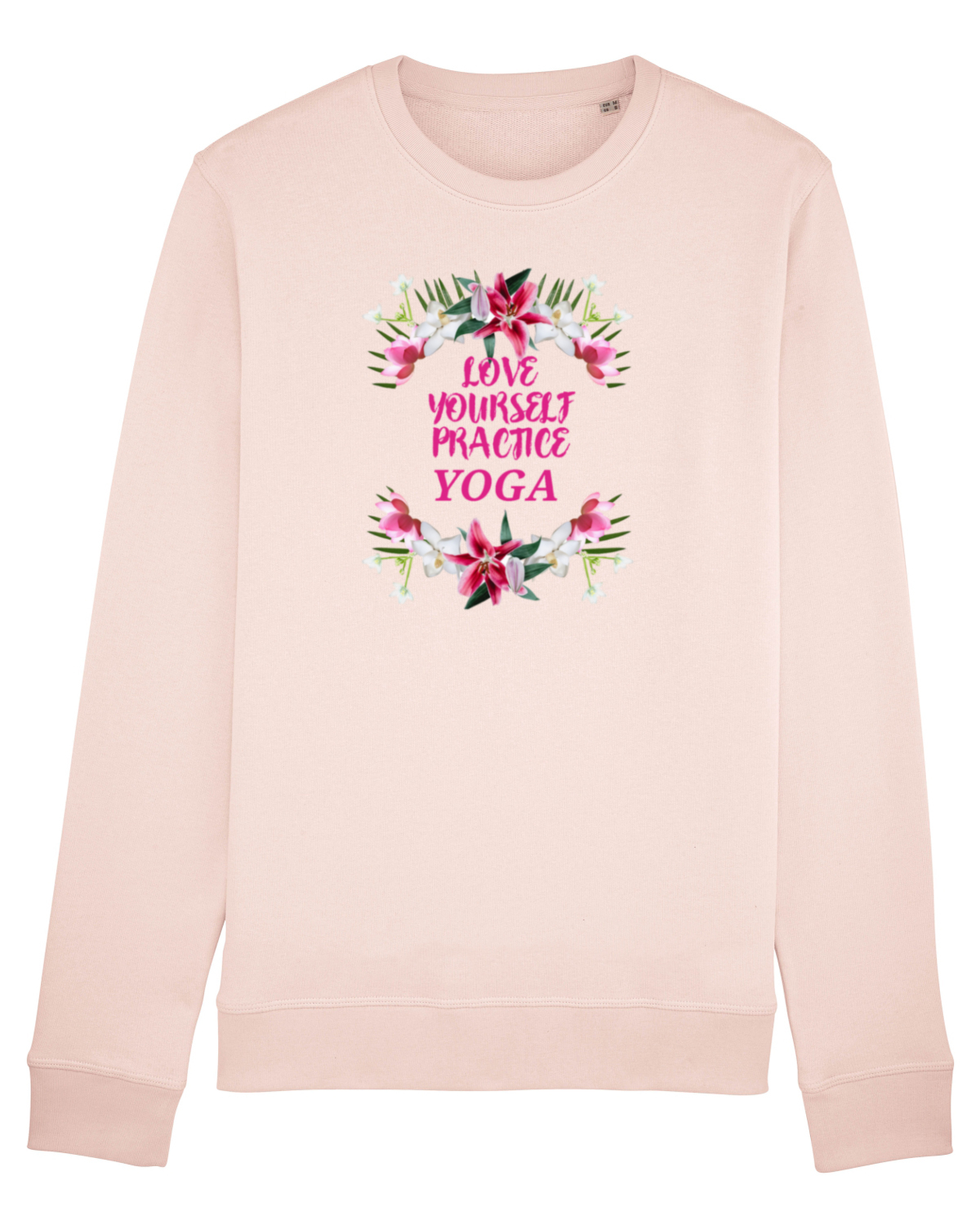 Bluză mânecă lungă Unisex Rise Candy Pink