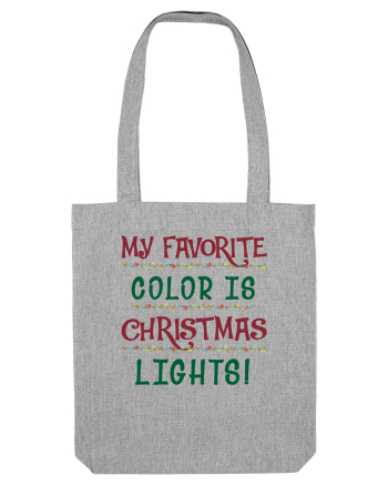Christmas Lights Heather Grey