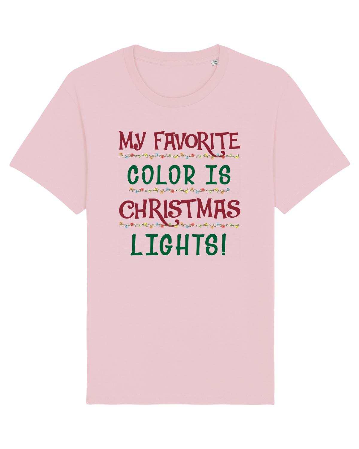 Tricou mânecă scurtă Unisex Rocker Cotton Pink