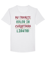 Christmas Lights Tricou mânecă scurtă guler larg Bărbat Skater