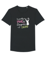 Pink and Camo Tricou mânecă scurtă guler larg Bărbat Skater