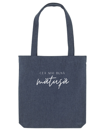 Cea mai bună mătușă (alb).  Midnight Blue