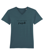 Cea mai bună noră.  Tricou mânecă scurtă guler V Bărbat Presenter