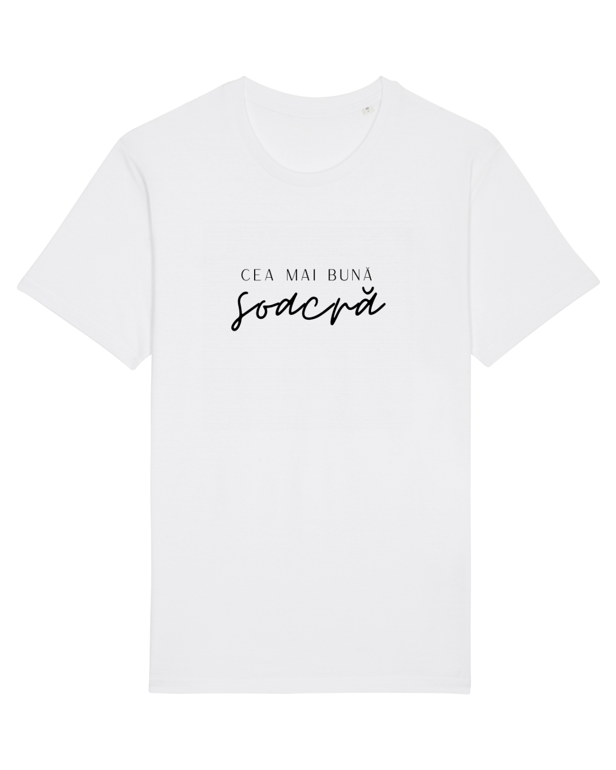 Tricou mânecă scurtă Unisex Rocker White