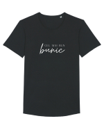Cel mai bun bunic (alb).  Tricou mânecă scurtă guler larg Bărbat Skater