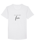 Cel mai bun fiu.  Tricou mânecă scurtă guler larg Bărbat Skater