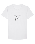 Cel mai bun fin.  Tricou mânecă scurtă guler larg Bărbat Skater