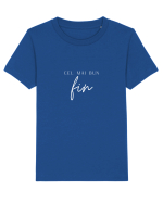 Cel mai bun fin (alb).  Tricou mânecă scurtă  Copii Mini Creator