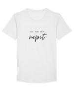 Cel mai bun nepot.  Tricou mânecă scurtă guler larg Bărbat Skater