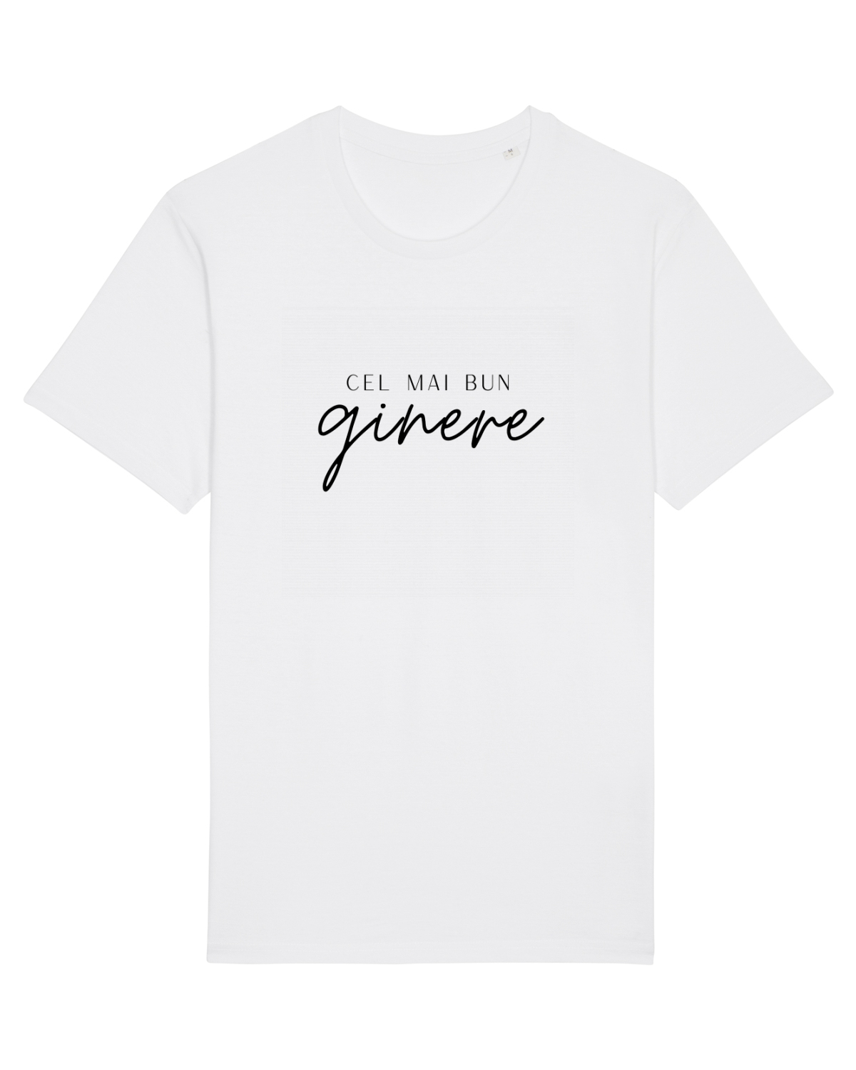 Tricou mânecă scurtă Unisex Rocker White