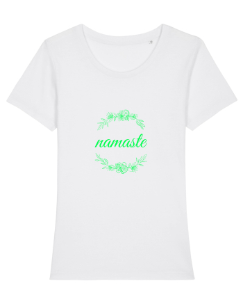 namaste yoga White