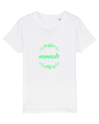 namaste yoga White