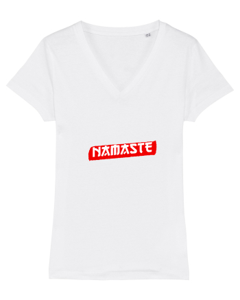 namaste yoga White