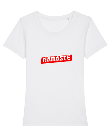 namaste yoga White