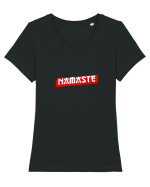 namaste yoga Tricou mânecă scurtă guler larg fitted Damă Expresser