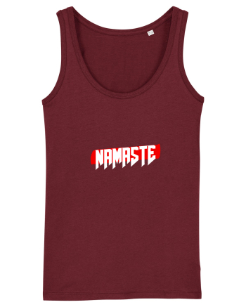 namaste yoga2 Burgundy