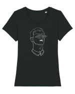 Fluturi in zbor Tricou mânecă scurtă guler larg fitted Damă Expresser