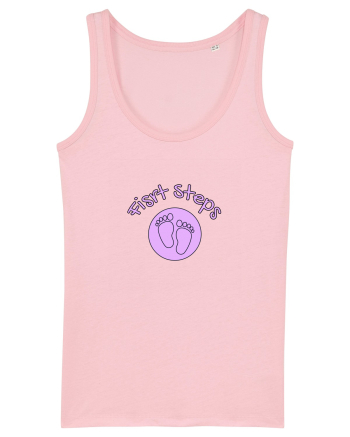 First Steps (pink circle)  Cotton Pink