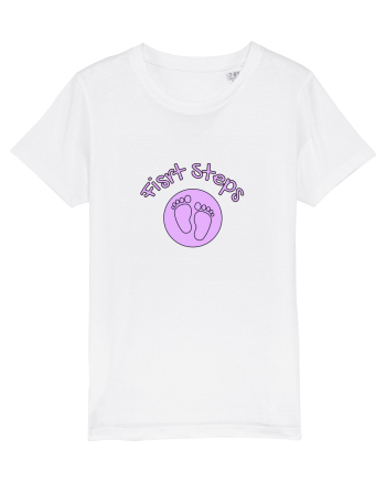 First Steps (pink circle)  White