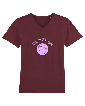 First Steps (pink circle)  Burgundy