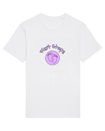 First Steps (pink circle)  White