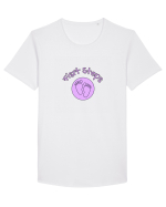 First Steps (pink circle)  Tricou mânecă scurtă guler larg Bărbat Skater