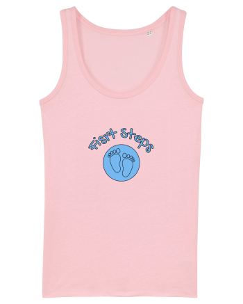 First Steps (blue circle)  Cotton Pink