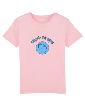 First Steps (blue circle)  Cotton Pink