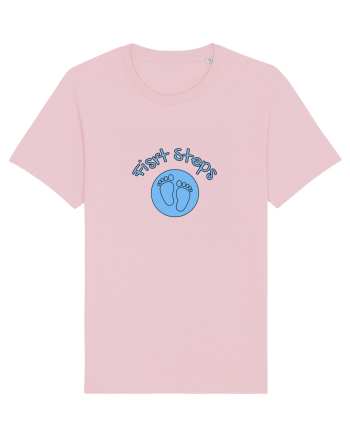 First Steps (blue circle)  Cotton Pink