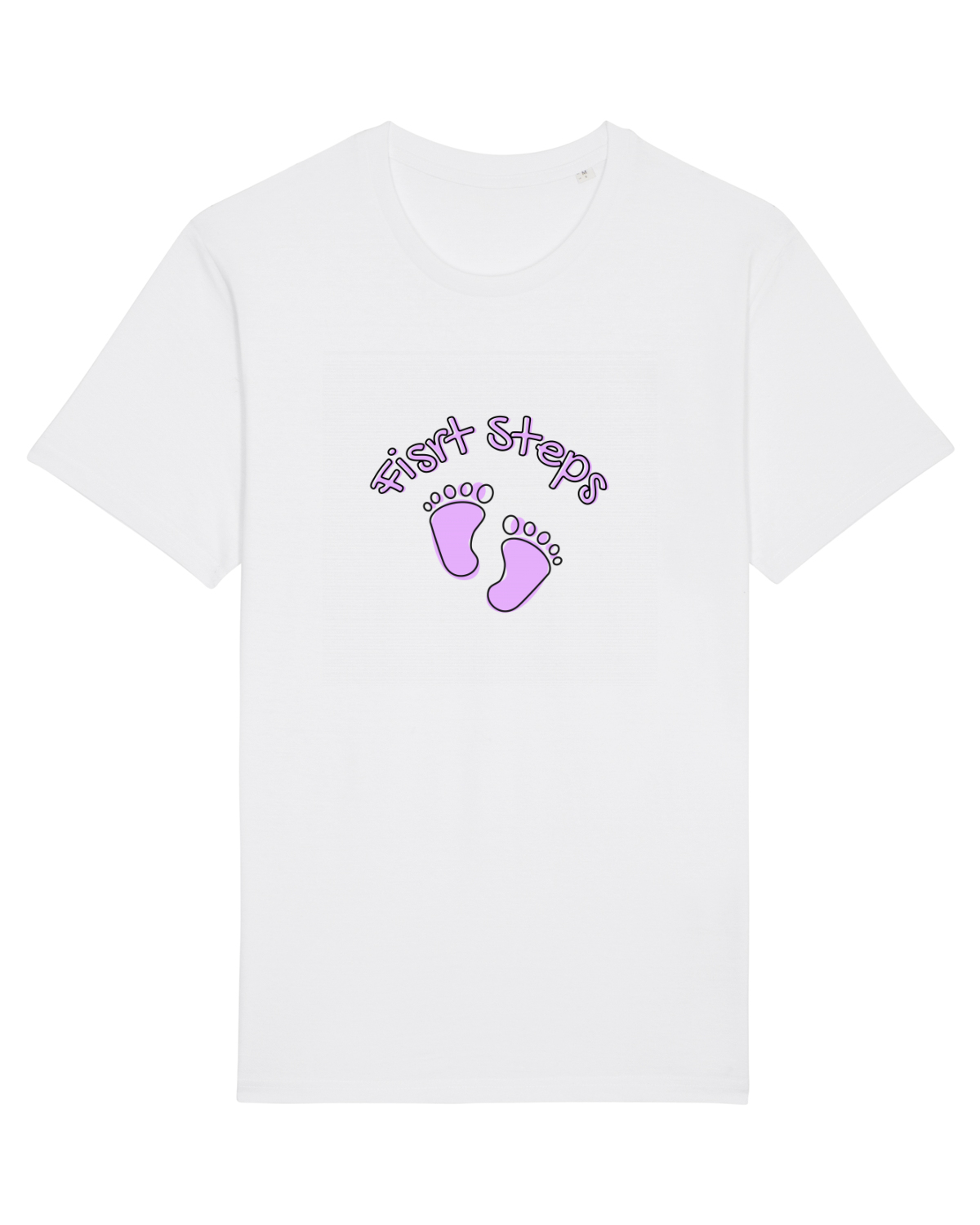 Tricou mânecă scurtă Unisex Rocker White