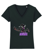 Akali Tricou mânecă scurtă guler V Damă Evoker