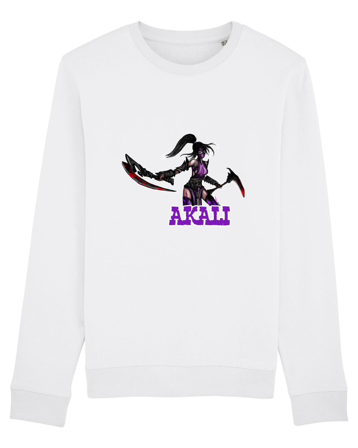 Bluză mânecă lungă Unisex Rise White