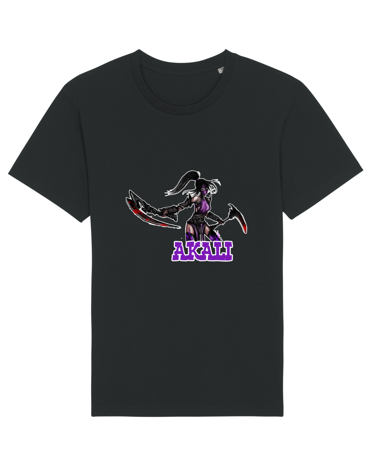 Tricou mânecă scurtă Unisex Rocker Black