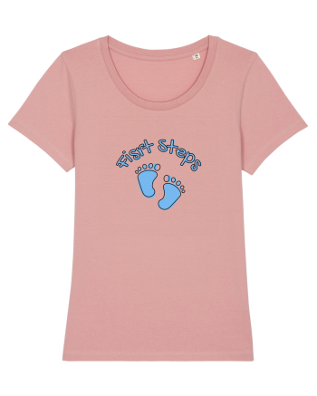 First Steps (blue feet)  Canyon Pink