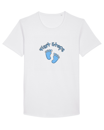 First Steps (blue feet)  White