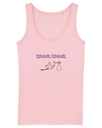 Barza bate la ușă (roz, fetiță)  Cotton Pink