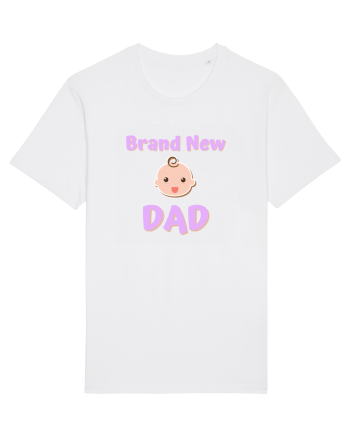 Brand New Dad. (roz, fetiță)  White