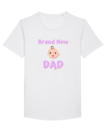 Brand New Dad. (roz, fetiță)  White