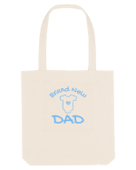 Brand New Dad (albastru, băiat)  Sacoșă textilă