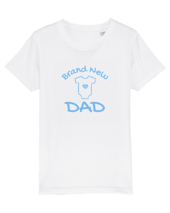 Brand New Dad (albastru, băiat)  White